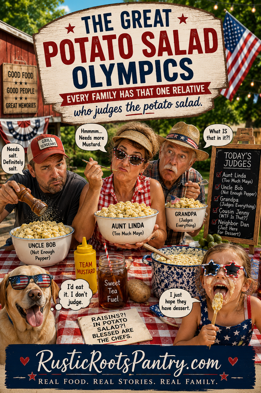 The Great Potato Salad Olympics: Every Family Has That One Relative Who Judges the Potato Salad