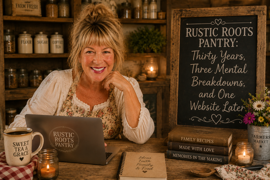 Rustic Roots Pantry: Thirty Years, Three Mental Breakdowns, and One Website Later