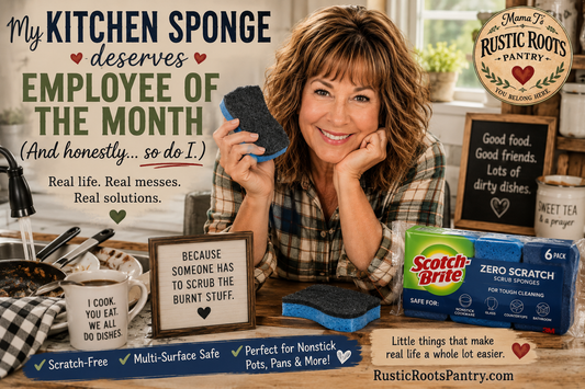 My Kitchen Sponge Deserves Employee of the Month (And Honestly... So Do I.)