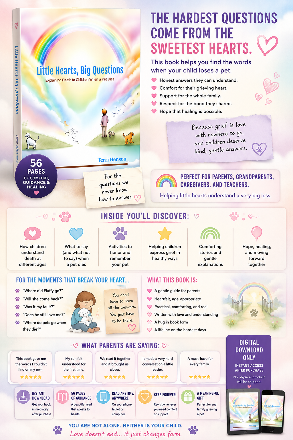 Little Hearts, Big Questions: Explaining Death to Children When a Pet Dies