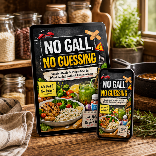 No-Gall, No Guessing: Simple Meals for People Who Just Want to Eat Without Consequences