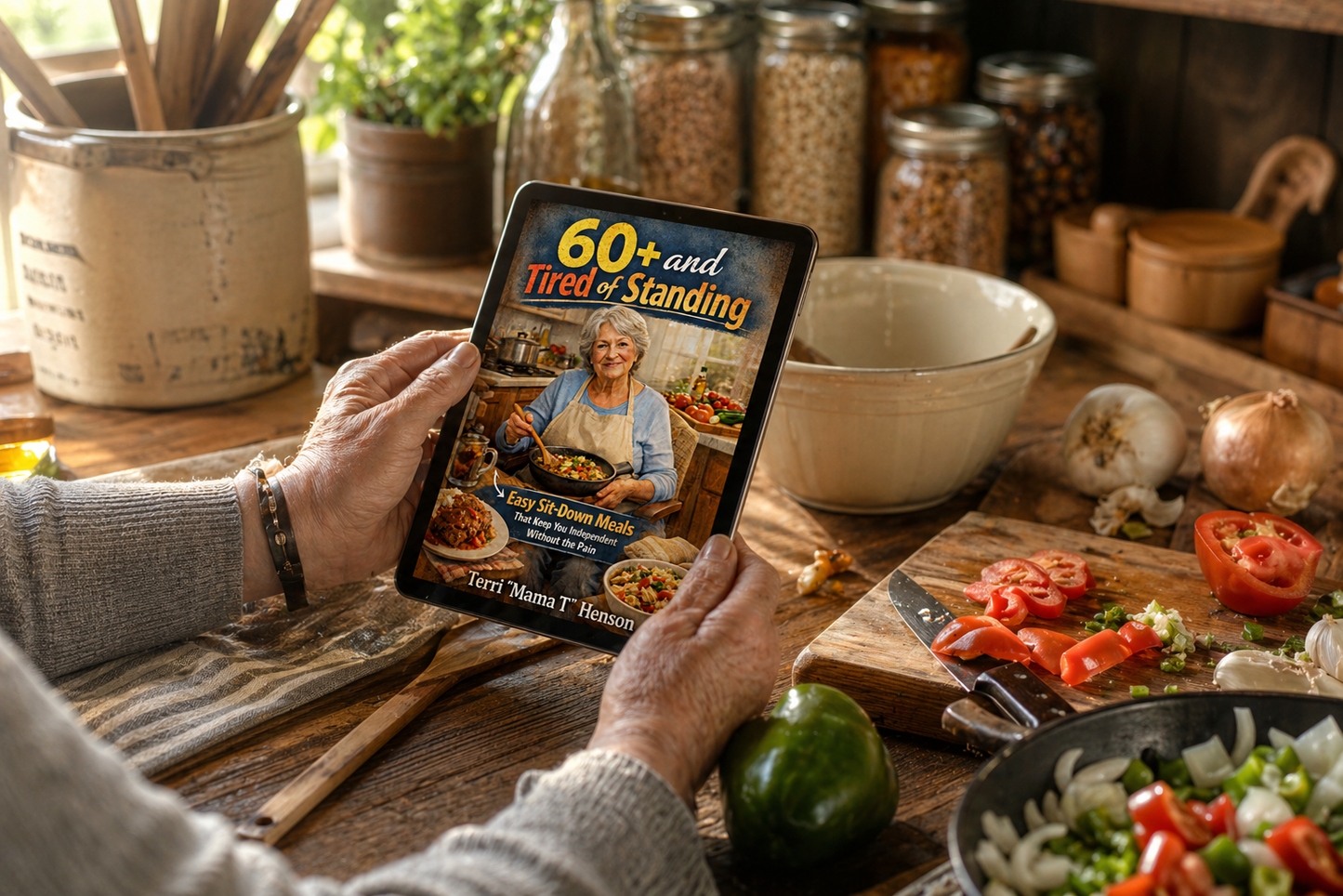 60+ and Tired of Standing Easy Sit-Down Meals That Keep You Independent Without the Pain