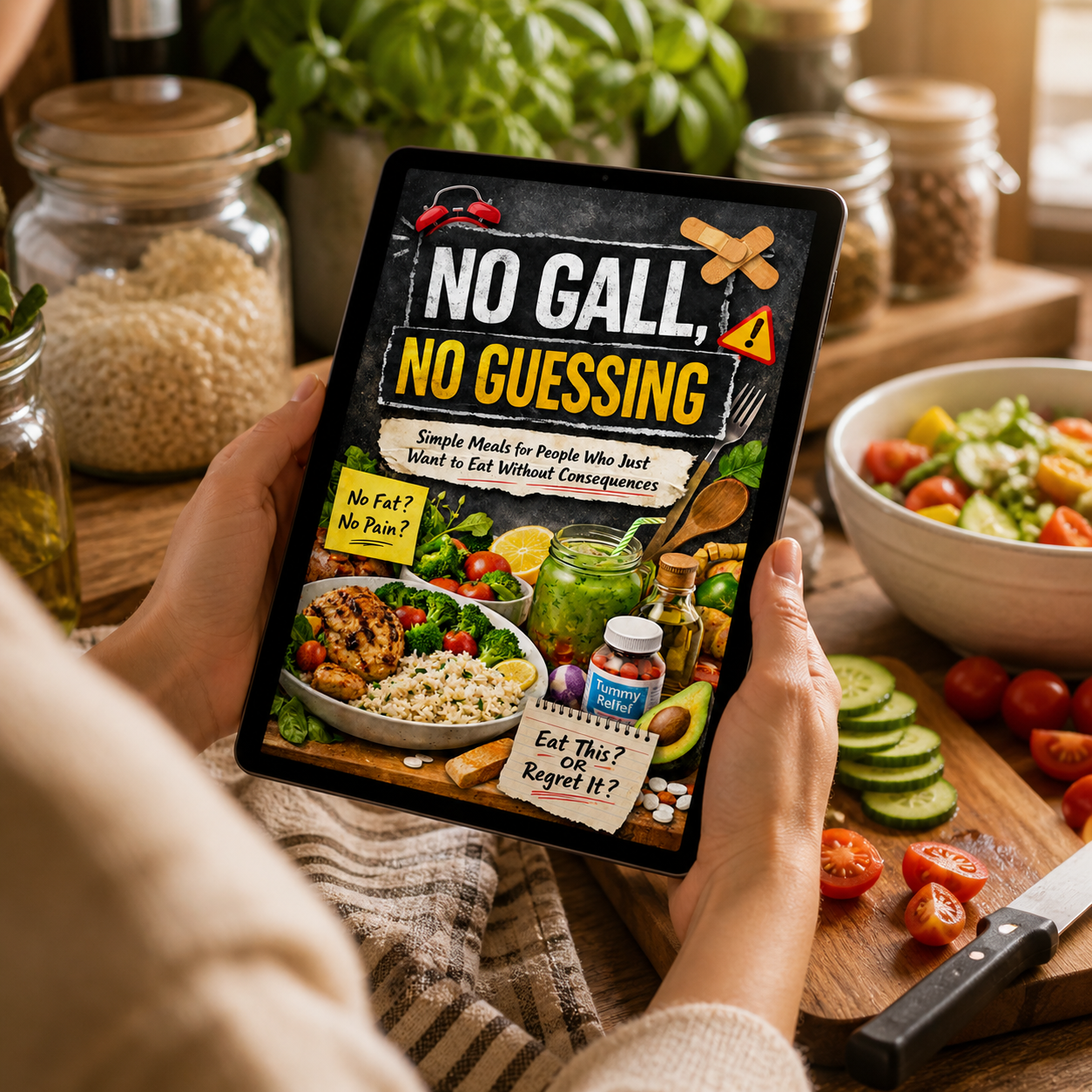 No-Gall, No Guessing: Simple Meals for People Who Just Want to Eat Without Consequences