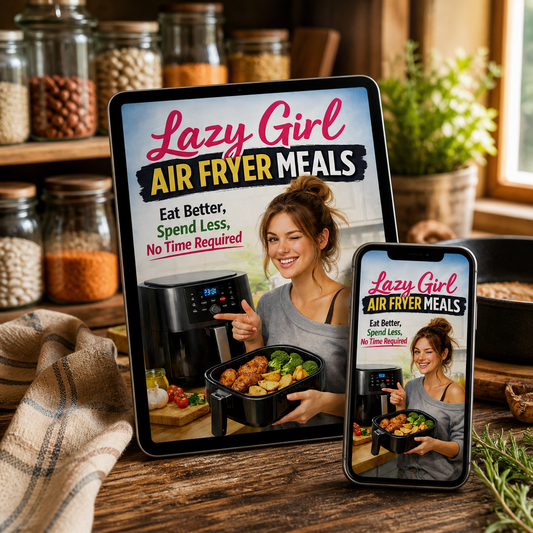 Lazy Girl Air Fryer Meals - Eat Better, Spend Less, No Time Required
