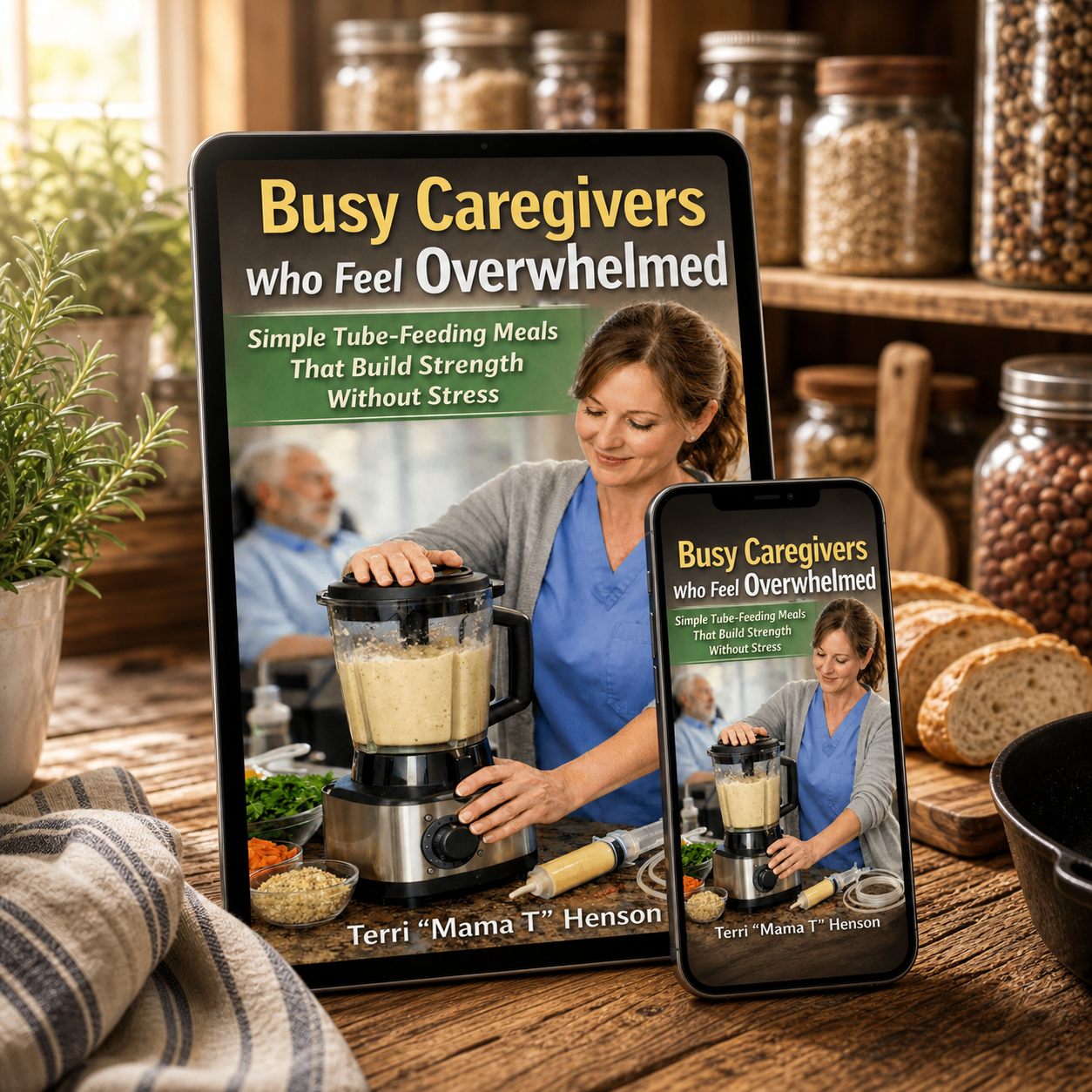 Busy Caregivers Who Feel Overwhelmed: Simple Tube Feeding Meals that Build Strength Without Stress