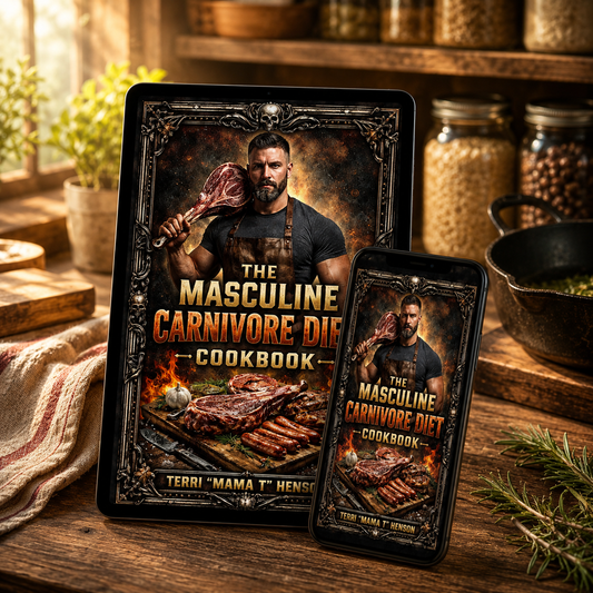 The Masculine Carnivore Diet Cookbook: 30 High-Protein Recipes for Men, Weight Loss, Energy, Muscle Building & Simple Carnivore Eating