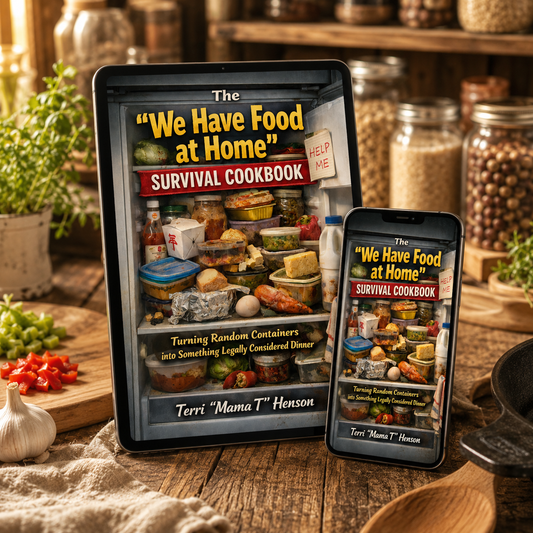 The “We Have Food at Home” Survival Cookbook