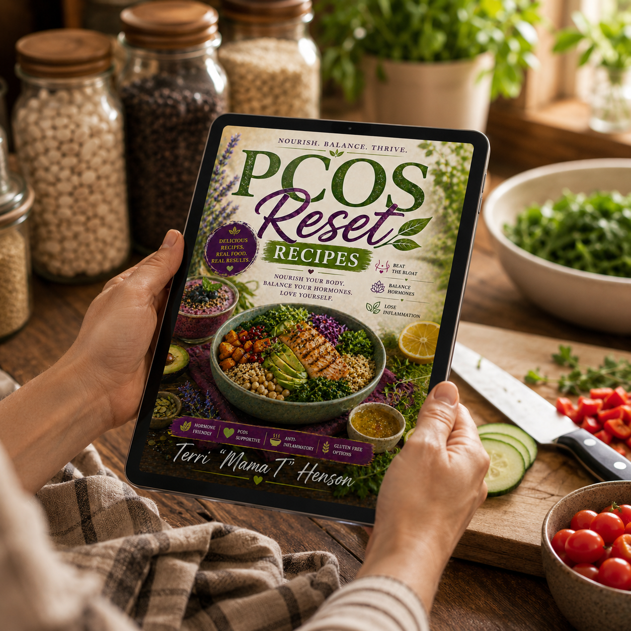 PCOS Reset Recipes Beat the Bloat, Balance Hormones, Lose Inflammation