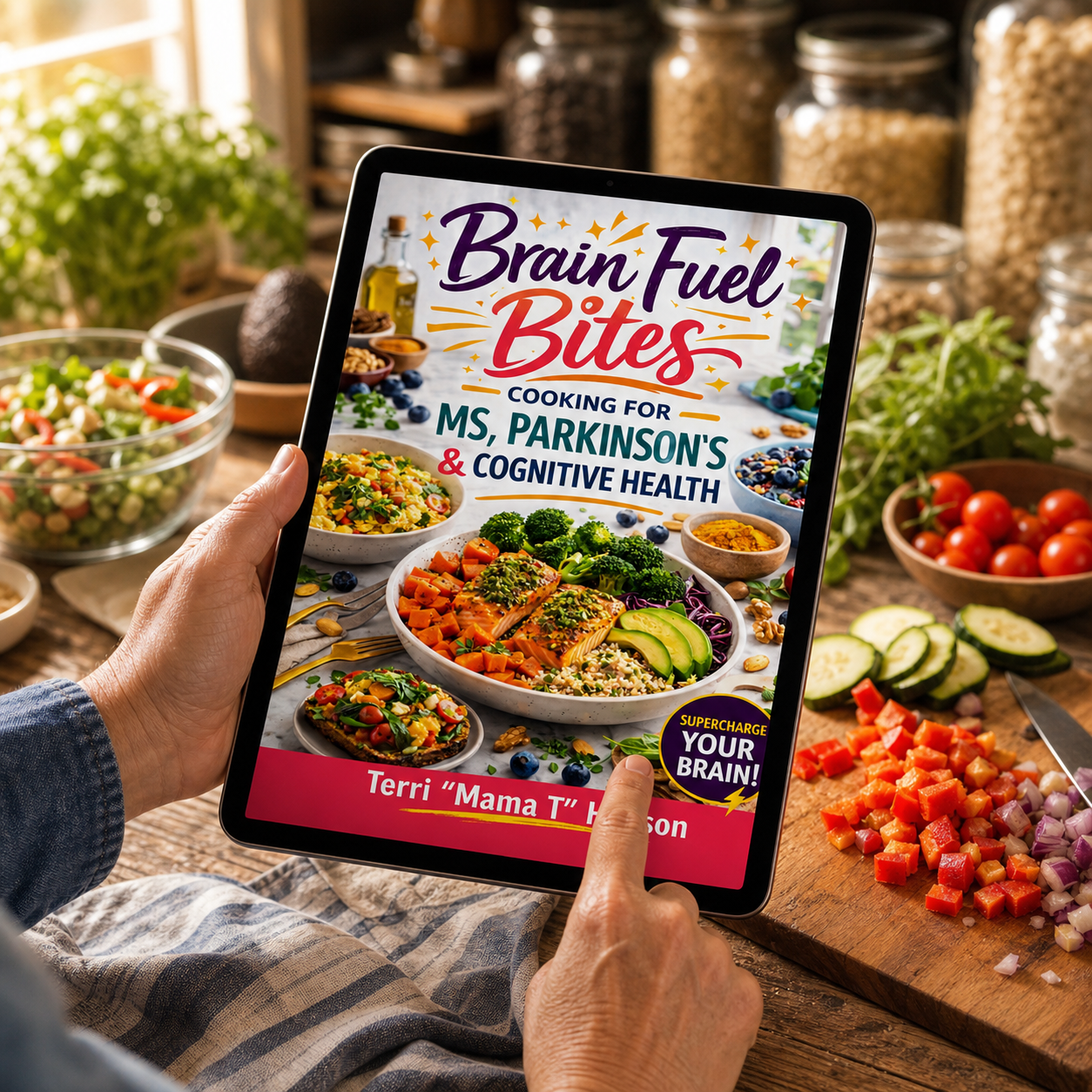 Brain Fuel Bites Cooking for MS, Parkinson’s & Cognitive Health