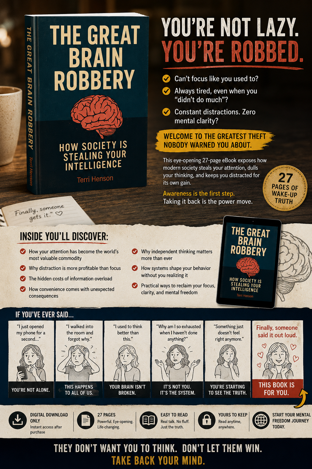 The Great Brain Robbery How Society Is Stealing Your Intelligence