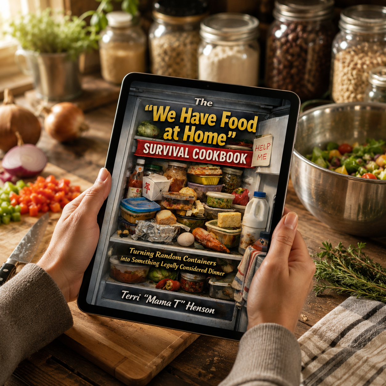 The “We Have Food at Home” Survival Cookbook