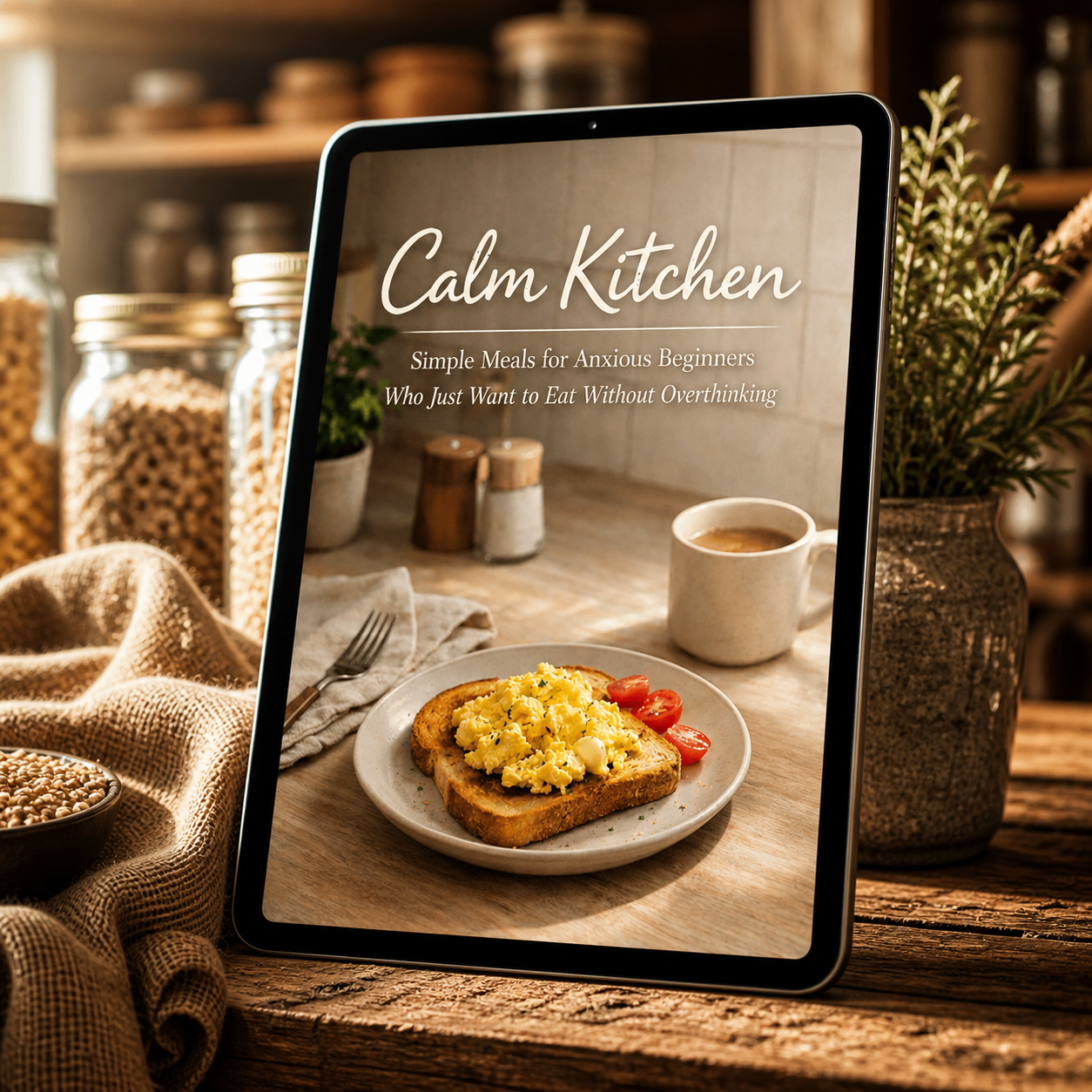 Calm Kitchen - Simple Meals for Anxious Beginners Who Just Want to Eat Without Overthinking