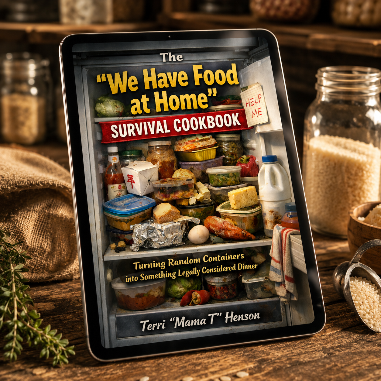 The “We Have Food at Home” Survival Cookbook