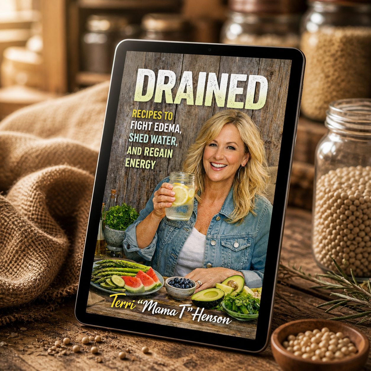 Drained Recipes to Fight Edema, Shed Water, and Regain Energy
